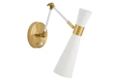 LAMPADA DA PARETE MODERNA BIANCO SENA W2