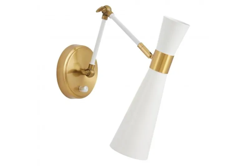 LAMPADA DA PARETE MODERNA BIANCO SENA W2