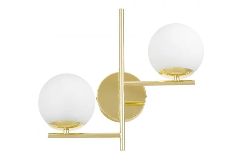 LAMPADA DA PARETE MODERNA CLASSICA ORO LEDO W2