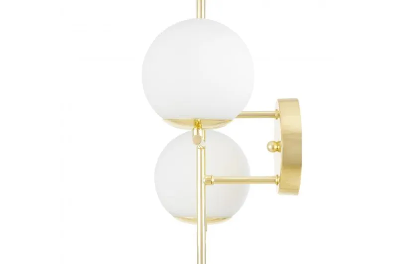LAMPADA DA PARETE MODERNA CLASSICA ORO LEDO W2