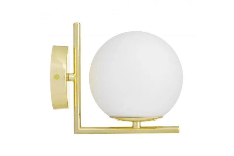 LAMPADA DA PARETE MODERNA CLASSICA ORO SORENTO D15