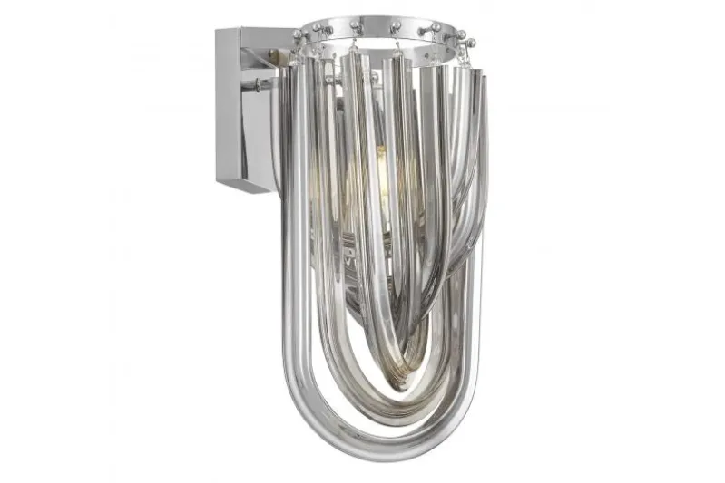 LAMPADA DA PARETE MODERNA CROMO BOSCONE W2