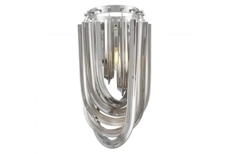 LAMPADA DA PARETE MODERNA CROMO BOSCONE W2