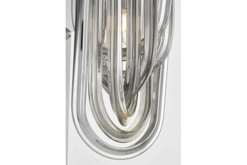 LAMPADA DA PARETE MODERNA CROMO BOSCONE W2