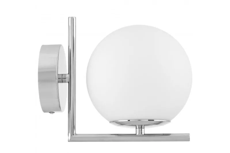 LAMPADA DA PARETE MODERNA CROMO SORENTO D15
