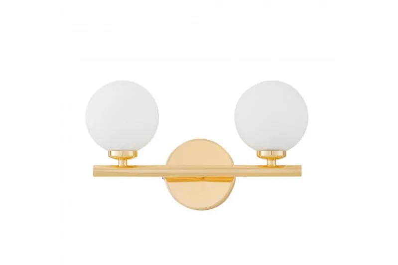 LAMPADA DA PARETE MODERNA DORATA MARSIADA W2