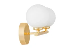 LAMPADA DA PARETE MODERNA DORATA MARSIADA W2