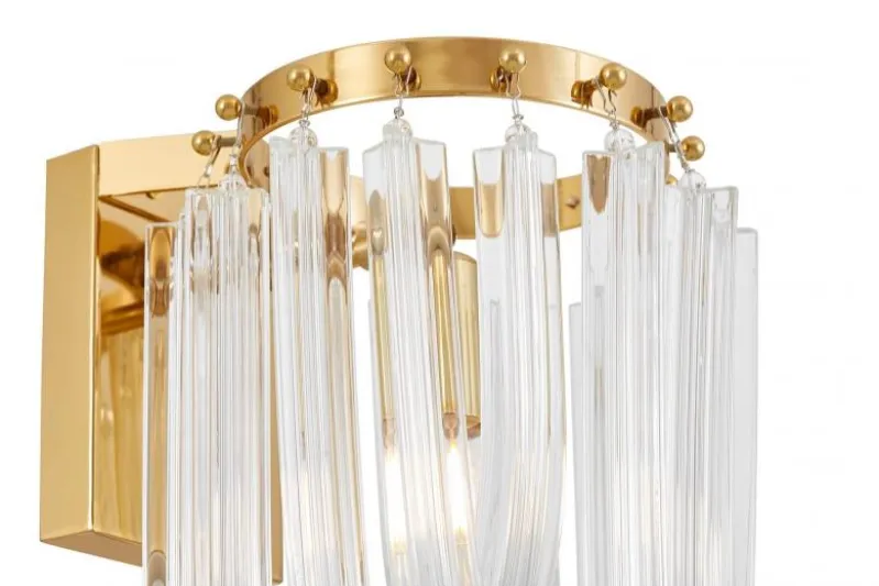 LAMPADA DA PARETE MODERNA IN OTTONE BOSCONE W2