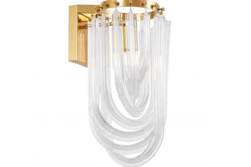 LAMPADA DA PARETE MODERNA IN OTTONE BOSCONE W2