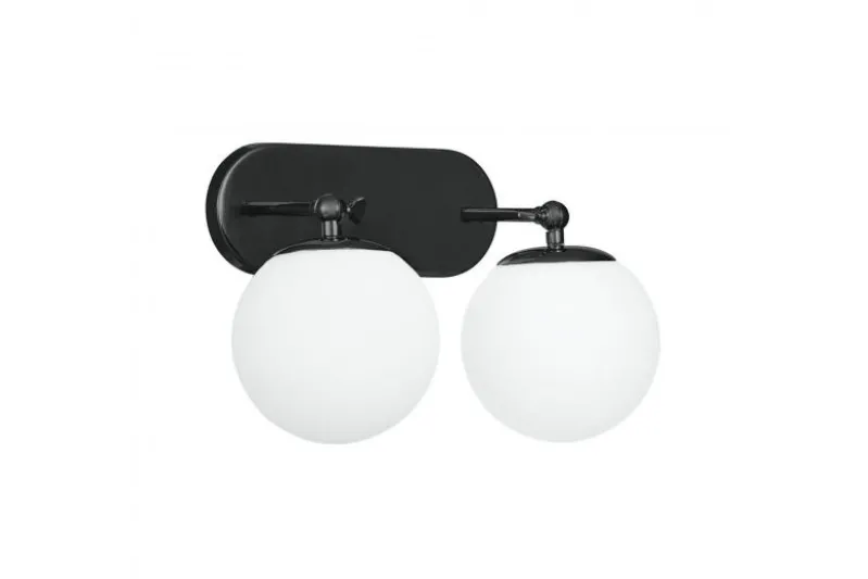 LAMPADA DA PARETE MODERNA NERA LAMPADA DA PARETE FREDICA W2