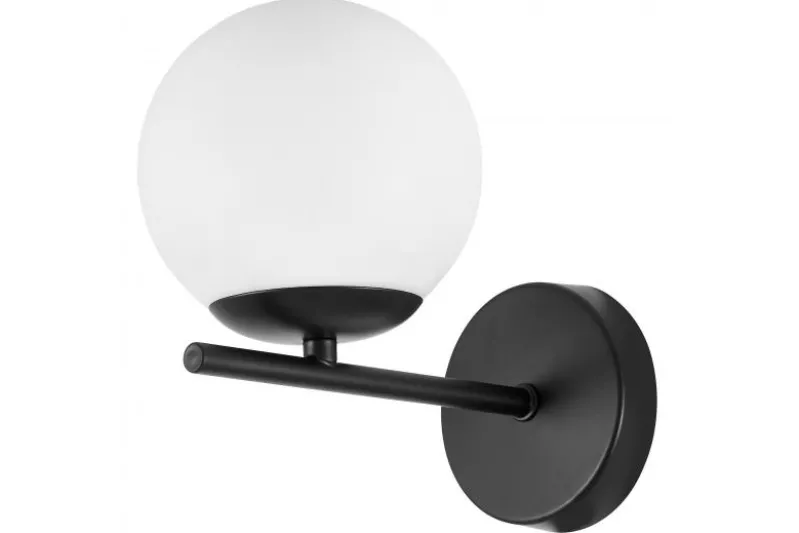 LAMPADA DA PARETE MODERNA NERA LEDO W1