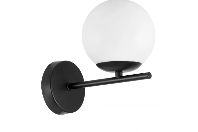 LAMPADA DA PARETE MODERNA NERA LEDO W1