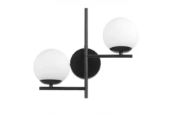 LAMPADA DA PARETE MODERNA NERA LEDO W2