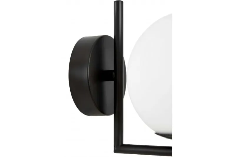 LAMPADA DA PARETE MODERNA NERO SORENTO D15