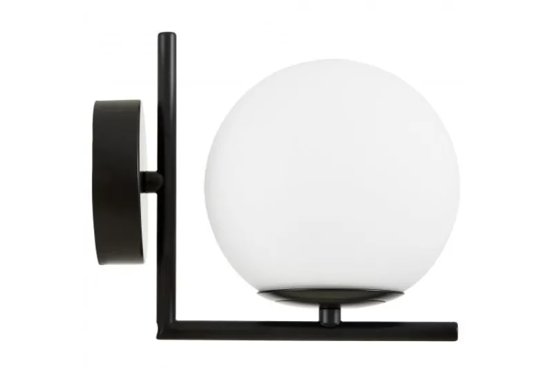 LAMPADA DA PARETE MODERNA NERO SORENTO D15