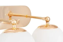 LAMPADA DA PARETE MODERNA ORO FREDICA W2