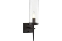 LAMPADA DA PARETE NERA MODERNA MORATTI W1