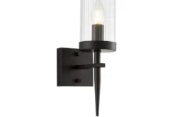 LAMPADA DA PARETE NERA MODERNA MORATTI W1