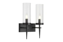 LAMPADA DA PARETE NERA MORATTI W2