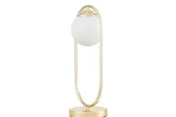LAMPADA DA SCRIVANIA MODERNA CLASSICA ORO VERO W1