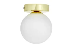 Lampada da soffitto con sfera e struttura oro MARSIADA W1