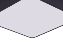 LAMPADA DA SOFFITTO CUBO D40 NERA MODERNA