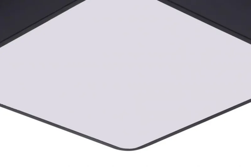 LAMPADA DA SOFFITTO CUBO D40 NERA MODERNA