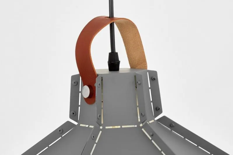 LAMPADA DA SOFFITTO GRIGIO CONA W1