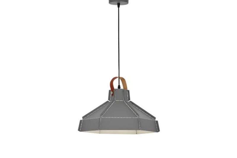 LAMPADA DA SOFFITTO GRIGIO CONA W1