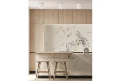 Lampada da soffitto in metallo bianco NURI W1