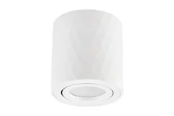 Lampada da soffitto in metallo bianco TIGO W1