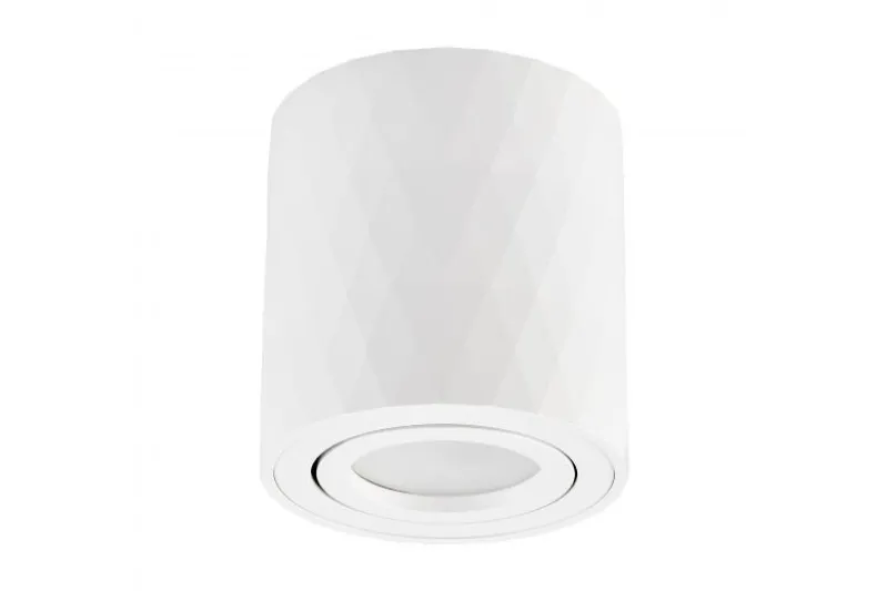 Lampada da soffitto in metallo bianco TIGO W1
