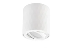 Lampada da soffitto in metallo bianco TIGO W1