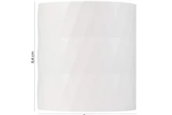 Lampada da soffitto in metallo bianco TIGO W1