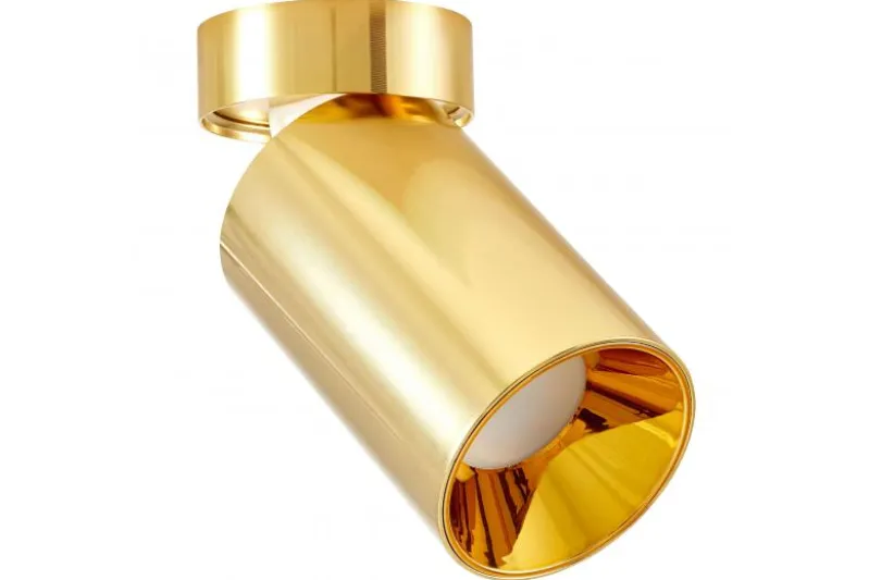 LAMPADA DA SOFFITTO IN METALLO ORO FLOR W1