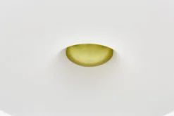 Lampada da soffitto moderna bianco e oro BIANTE D38