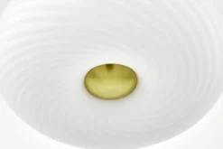 LAMPADA DA SOFFITTO MODERNA BIANCO E ORO MONARTE D28