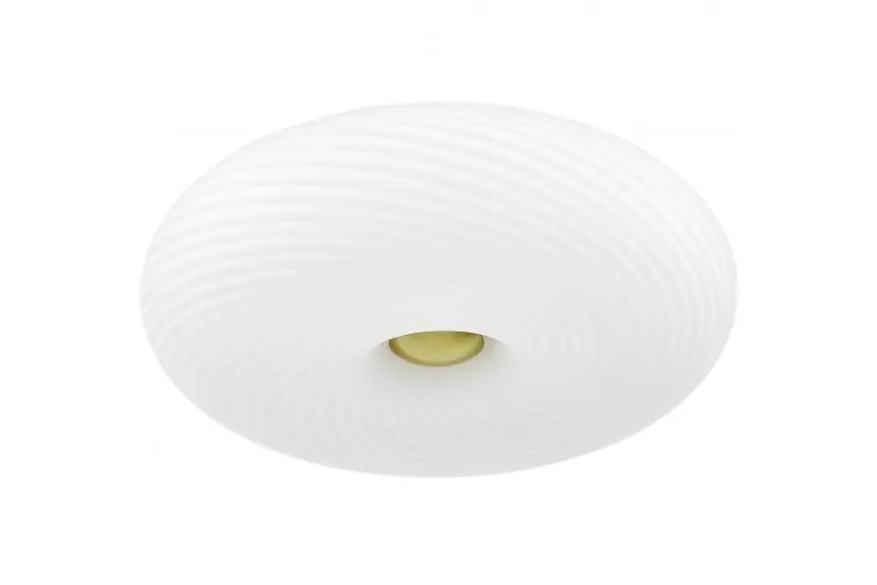 LAMPADA DA SOFFITTO MODERNA BIANCO E ORO MONARTE D38