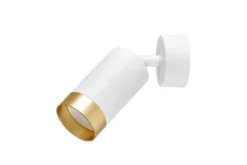 LAMPADA DA SOFFITTO MODERNA BIANCO E ORO VIVO W1