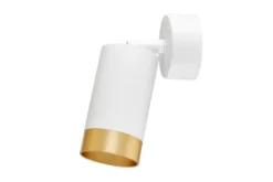 LAMPADA DA SOFFITTO MODERNA BIANCO E ORO VIVO W1