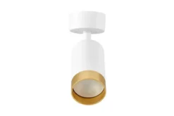 LAMPADA DA SOFFITTO MODERNA BIANCO E ORO VIVO W1