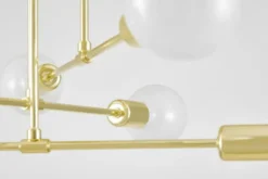 LAMPADA DA SOFFITTO MODERNA CLASSICA ORO NOVA W6