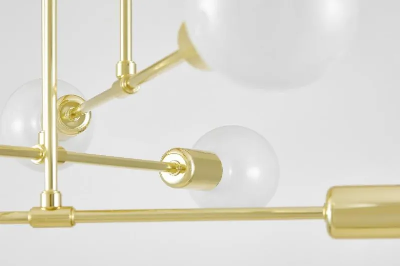 LAMPADA DA SOFFITTO MODERNA CLASSICA ORO NOVA W6
