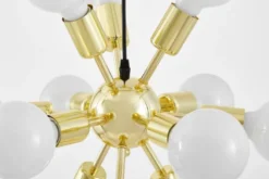 LAMPADA DA SOFFITTO MODERNA CLASSIC GOLD NOVA W12