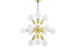 LAMPADA DA SOFFITTO MODERNA CLASSIC GOLD NOVA W12