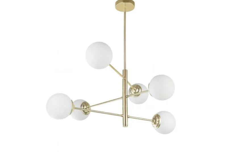 LAMPADA DA SOFFITTO MODERNA CLASSIC ORO FINO PRO W6