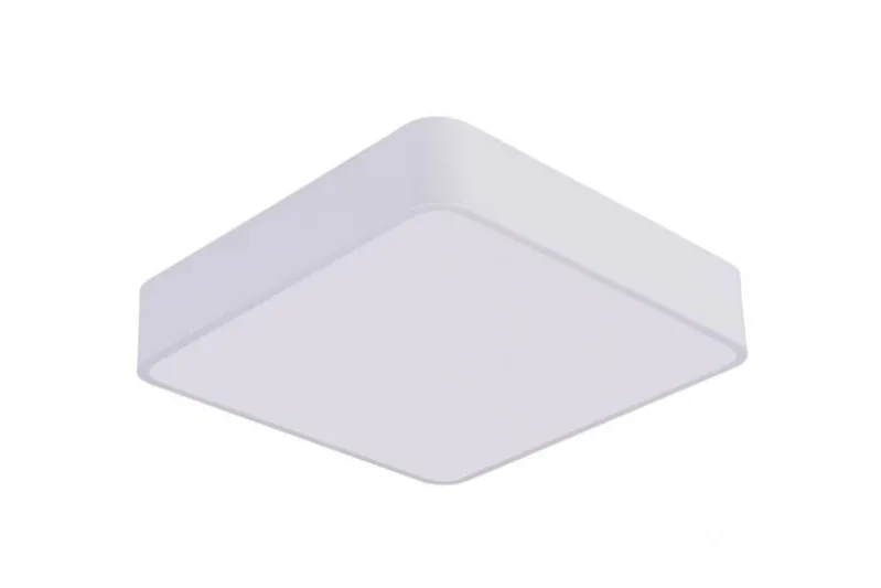 LAMPADA DA SOFFITTO MODERNA CUBO BIANCO D40