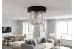 LAMPADA DA SOFFITTO MODERNA DENI NERO