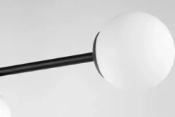 LAMPADA DA SOFFITTO MODERNA LEDO NERO W3
