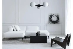 LAMPADA DA SOFFITTO MODERNA LEDO W3 NERO